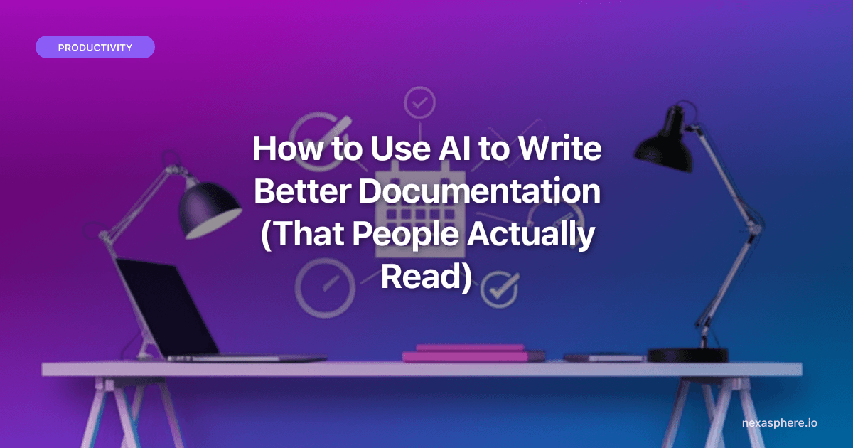 How to Use AI to Write Better Documentation (That People Actually Read)