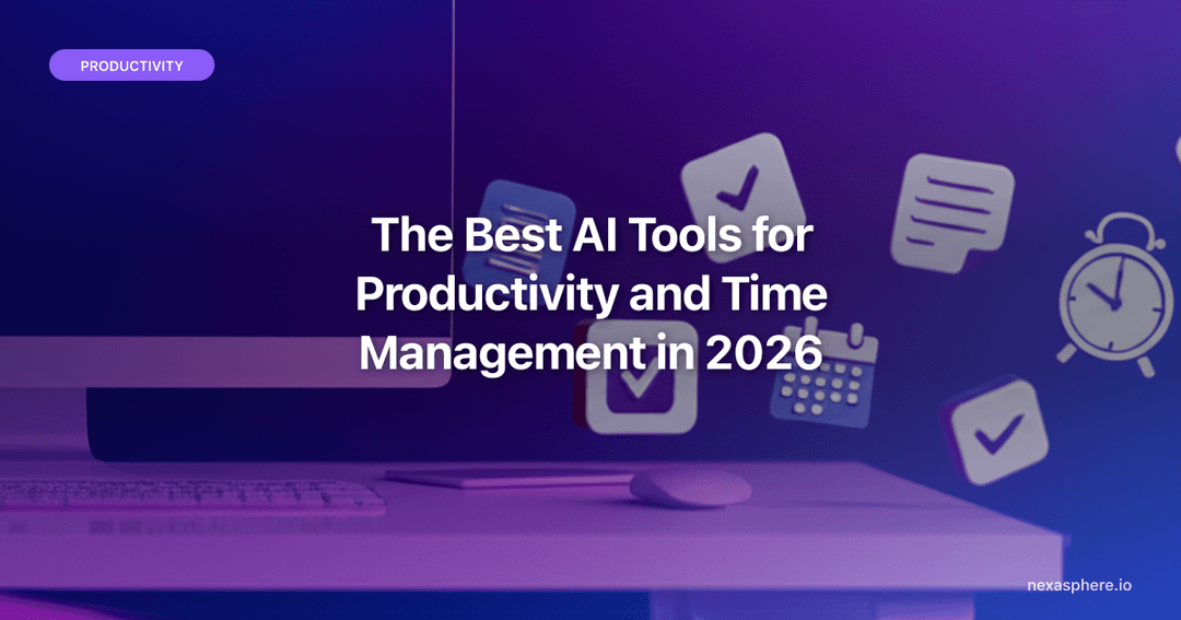 The Best AI Tools for Productivity and Time Management in 2026 | NexaSphere