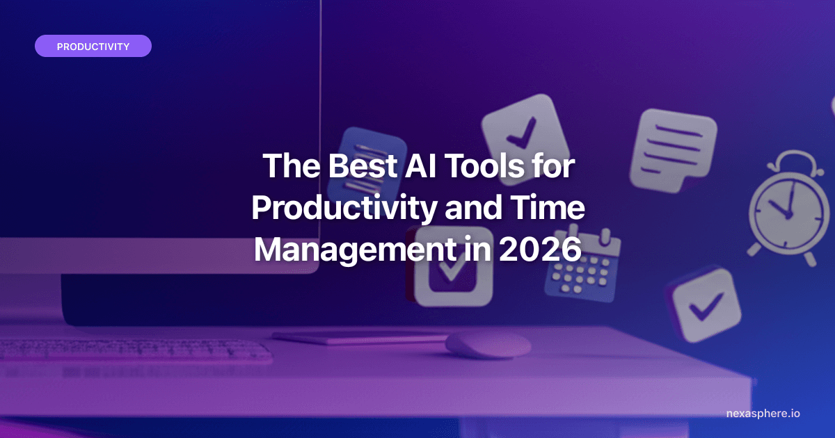 The Best AI Tools for Productivity and Time Management in 2026