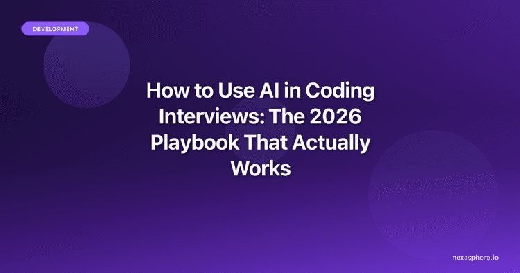 How to Use AI in Coding Interviews: The 2026 Playbook That Actually ...