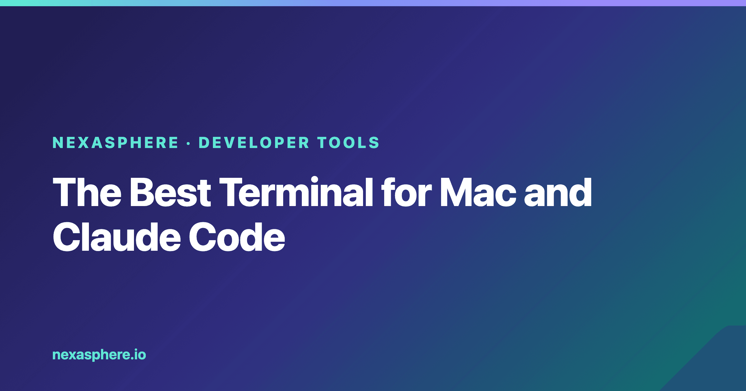The Best Terminal for Mac and Claude Code