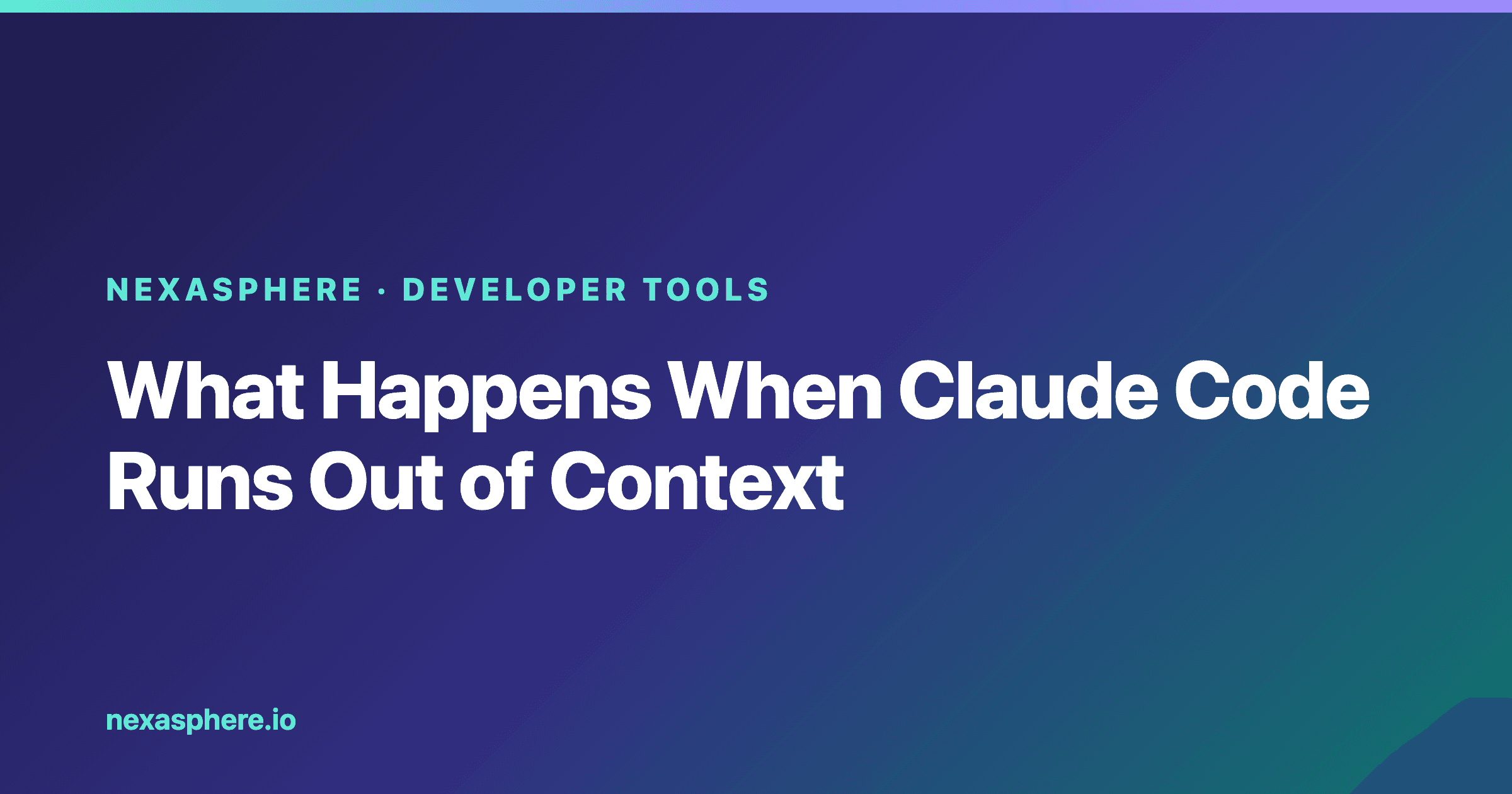 What Happens When Claude Code Runs Out of Context