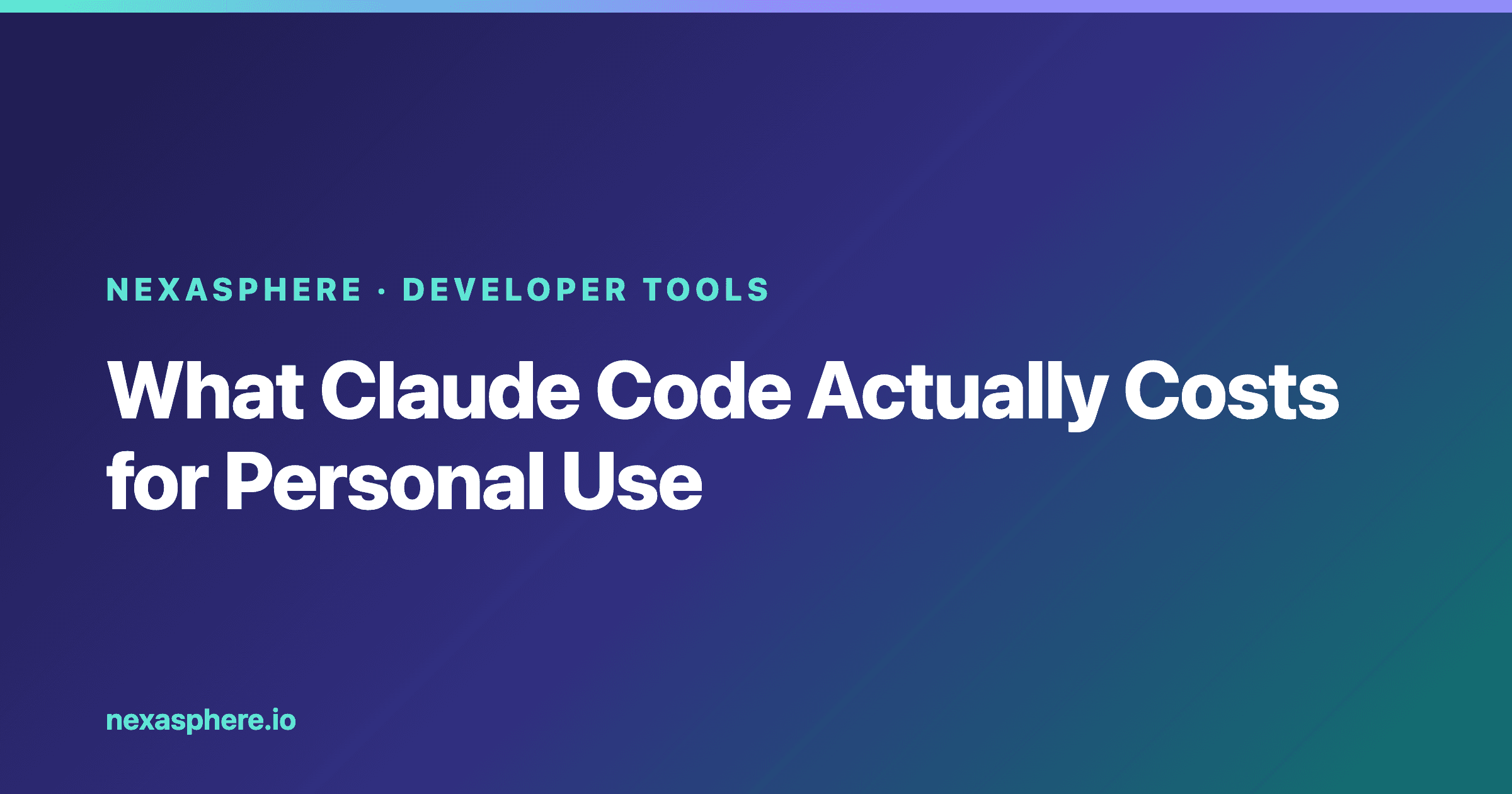 What Claude Code Actually Costs for Personal Use
