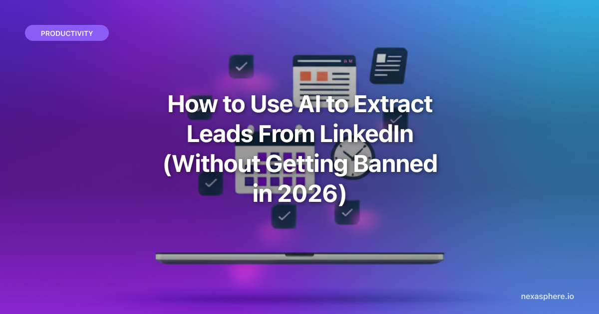 How to Use AI to Extract Leads From LinkedIn (Without Getting Banned in ...