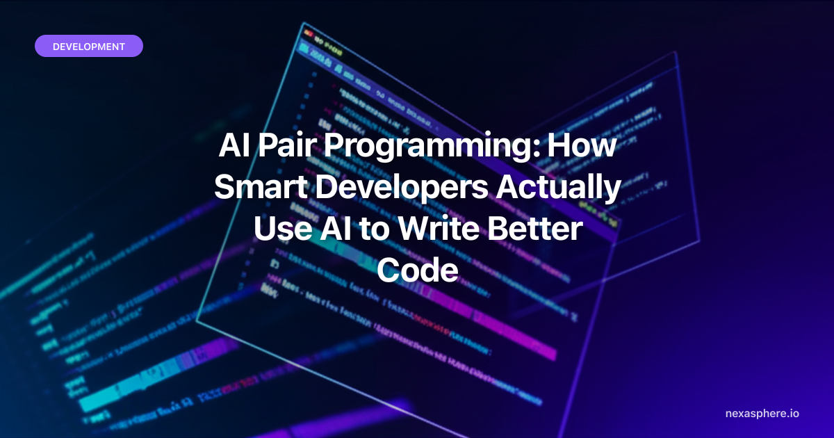 Paai R Programming AI Pair Programming: How Smart Developers Actually Use AI to Write ...
