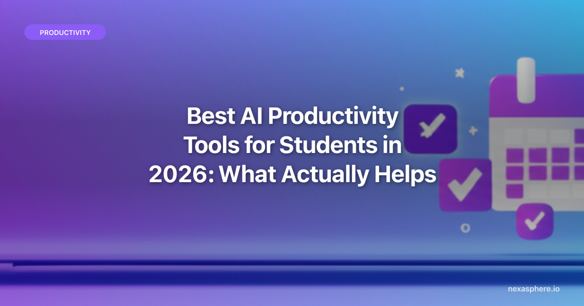 Best AI Productivity Tools for Students in 2026: What Actually Helps ...