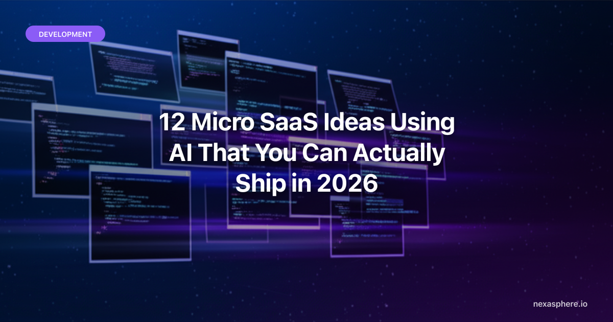12 Micro SaaS Ideas Using AI That You Can Actually Ship in 2026 ...